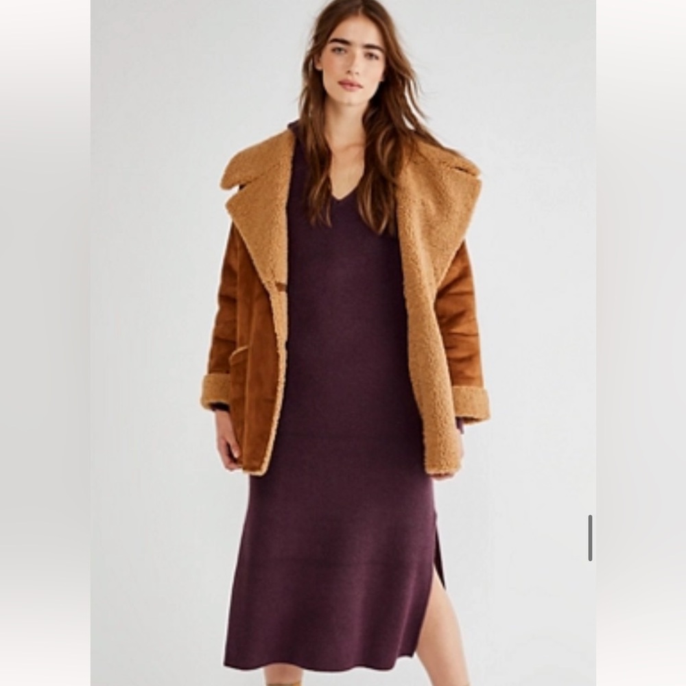 Free people beach Claudia sweater midi dress